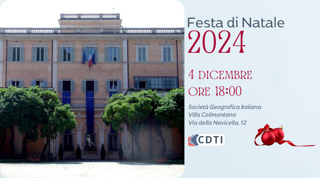 Festa di Natale CDTI 2024: appuntamento esclusivo nella storica Villa Celimontana
