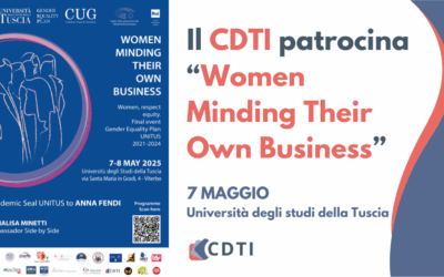 Il CDTI patrocina “Women Minding Their Own Business”: quando l’innovazione incontra la parità di genere