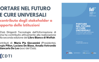 Il CDTI Roma tra i protagonisti di Portare nel futuro le cure universali – Libro Bianco 2024 di Welfair