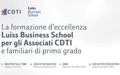 CDTI di Roma e LUISS Business School: la formazione d’eccellenza è in convenzione per i soci