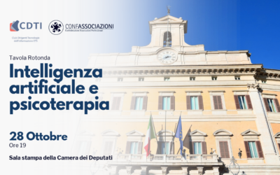 «Intelligenza artificiale e psicoterapia», il 28 ottobre tavola rotonda a Montecitorio